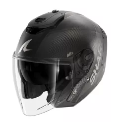 Κράνος μηχανής SHARK RS JET CARBON SPEED TECH MAT BLACK/GREY