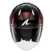 Κράνος μηχανής SHARK SKWAL i3 JET LIGHT-BLUR BLACK/RED thumb