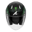 Κράνος μηχανής SHARK SKWAL i3 JET LIGHT-BLUR MAT BLACK/GREEN thumb