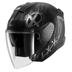 Κράνος μηχανής SHARK SKWAL JET SHIEVER MAT BLACK/GREY