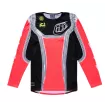 Μπλούζα motocross TROY LEE DESIGNS SE PRO Stripes Jersey - Infra Red/Black thumb