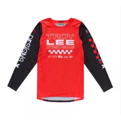 Μπλούζα μηχανής motocross TROY LEE DESIGNS GP Pro Air Standard Jersey - Orange/Black