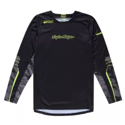 Μπλούζα motocross TROY LEE DESIGNS Scout GP Pro Slab Jersey - Black