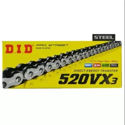 Αλυσίδα κίνησης DID 520VX3 114-Links DID520VX3114FB Αλυσίδα κίνησης DID 520VX3 114-Links DID520VX3114FB