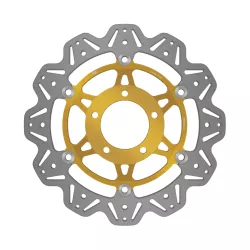 Δισκόπλακα μμοτοσυκλέτας εμπρός EBC FLT VEE WAVE GL FR VR843GLD