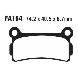 Τακάκια μοτοσυκλέτας EBC SINT R SERIES FA164R