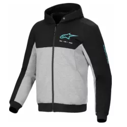 Ζακέτα μοτοσυκλέτας ALPINESTARS CHROME V2 SPORT BK/GY/TQ Ζακέτα μοτοσυκλέτας ALPINESTARS CHROME V2 SPORT BK/GY/TQ