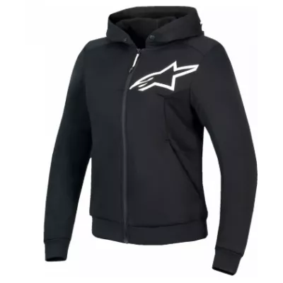 Γυναικεία ζακέτα μοτοσυκλέτας ALPINESTARS Stella Chrome v2 BLK/WHT Γυναικεία ζακέτα μοτοσυκλέτας ALPINESTARS Stella Chrome v2 BLK/WHT