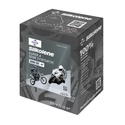 Λάδι μηχανής SILKOLENE SUPER 4 20W50 4L Λάδι μηχανής SILKOLENE SUPER 4 20W50 4L