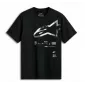 Κοντομάνικο μπλουζάκι ALPINESTARS CSF GEOGRAFICA BLACK 