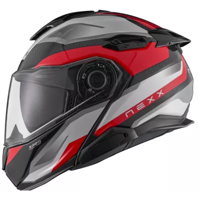 Κράνος μηχανής NEXX X.LIFETOUR FLIP UP PRO MILE WHITE RED
