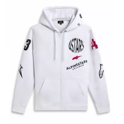 Ζακέτα μοτοσυκλέτας ALPINESTARS VARIEGATE WHITE