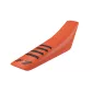 Κάλυμμα καθίσματος μοτοσυκλέτας ONEGRIPPER RIBBED Orange/Black - UNIVERSAL thumb