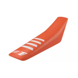 Κάλυμμα σέλας ONEGRIPPER RIBBED Orange/White - UNIVERSAL