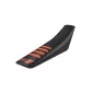 Κάλυμμα καθίσματος μοτοσυκλέτας ONEGRIPPER RIBBED Black/Orange - UNIVERSAL thumb