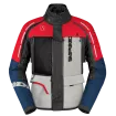 Υφασμάτινο μπουφάνη μηχανής SPIDI 4 SEASON V3 BLUE/ICE/RED thumb