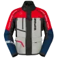 Υφασμάτινο μπουφάνη μηχανής SPIDI 4 SEASON V3 BLUE/ICE/RED thumb