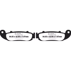Τακάκια μοτοσυκλέτας EBC SINT R SERIES FA664R
