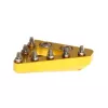 Εφεδρική μύτη πεντάλ φρένου RFX Pro Replacement CNC Solid Rear Brake Lever Tip (Yellow)