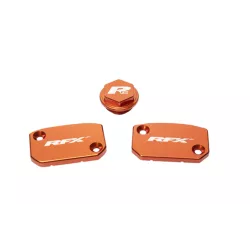 Σετ καπάκια δοχείου υγρών RFX Pro Reservoir Cap Kit Kit (Orange) - KTM SX/SXF (Brembo Brake and Clutch)
