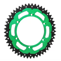 Γρανάζι πίσω κίνησης RFX Pro Series Armalite Double Compound Rear Sprocket (Steel/Aluminium) KX/KDX - 520 48T (Green)