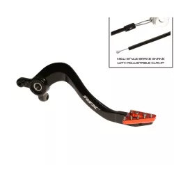 Μανέτα φρένου μηχανής πίσω RFX Pro ST Rear Brake Lever (Hard Anodised Black/Orange) - KTM85 Μανέτα φρένου μηχανής πίσω RFX Pro ST Rear Brake Lever (Hard Anodised Black/Orange) - KTM85