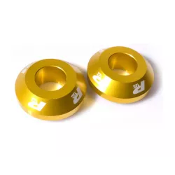 Αποστάτες πίσω τροχού RFX Pro FAST Wheel Spacers Rear (Yellow) - Suzuki RMZ250/450 05-25