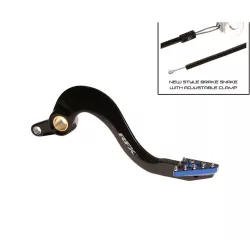 Μανέτα φρένου μηχανής πίσω RFX Pro ST Rear Brake Lever (Hard Anodised Black/Blue) - Yamaha YZF/WRF 450