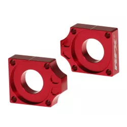 Ρυθμιστής πίσω άξονα RFX Pro Rear Axle Adjuster Blocks - Red Yamaha YZ 250 2025