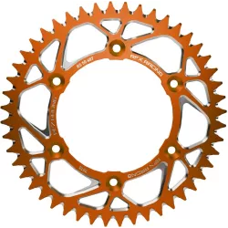 Γρανάζι πίσω κίνησης RFX Pro Series Elite Aluminium Rear Sprocket KTM SX 65 98-23 - 420 50T ORANGE