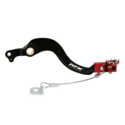 Μανέτα φρένου μηχανής πίσω RFX Pro FT Rear Brake Lever (Black/Red) - Honda CRF450L 19-21