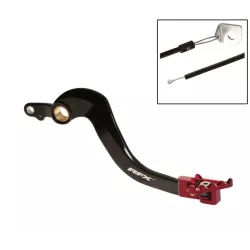 Μανέτα φρένου μηχανής πίσω RFX Pro FT Rear Brake Lever (Black/Red) - Honda CRFX250 04-19