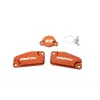 Σετ καπάκια δοχείου υγρών RFX Pro Reservoir Cap Kit Kit (Orange) - KTM SX65/85 (Formula Brake and Clutch)