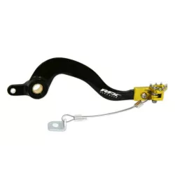 Μανέτα φρένου μηχανής πίσω RFX Pro ST Rear Brake Lever (H/A Black/Yellow) - Suzuki RM85 02-23