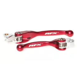 Σετ μανέτες φρένου - συμπλέκτη RFX Race Forged Flexible Lever Set (Red) KXF250/450 04-12 / YZ125/250 01-07 YZF250 01-06 YZF426/450 01-07