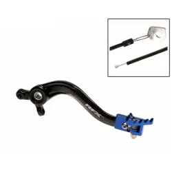 Μανέτα φρένου μηχανής πίσω RFX Pro ST Rear Brake Lever (Black/Blue) GASGAS/HUSQ/KTM