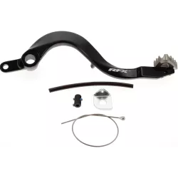 Μανέτα φρένου μηχανής πίσω RFX Pro ST Rear Brake Lever (H/A Black / H/A Titan) - Kawasaki KXF450 06-25