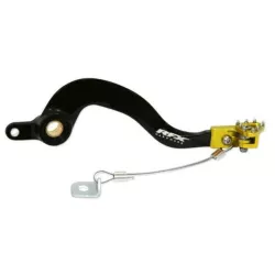 Μανέτα φρένου μηχανής πίσω RFX Pro ST Rear Brake Lever (Black/Yellow) - Suzuki RM250 01-08