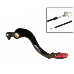 Μανέτα φρένου μηχανής πίσω RFX Pro ST Rear Brake Lever (Hard Anodised Black/Red) - Honda CRF250/450
