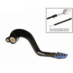 Μανέτα φρένου μηχανής πίσω RFX Pro ST Rear Brake Lever (Hard Anodised Black/Blue) - Yamaha YZ125/250