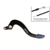 Μανέτα φρένου μηχανής πίσω RFX Pro ST Rear Brake Lever (Hard Anodised Black/Blue) - Yamaha YZF/WRF 250
