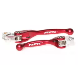 Σετ μανέτες φρένου - συμπλέκτη RFX Race Forged Flexible Lever Set (Red) RMZ250/450 07-16 KX65/85/100 00-16 KX125/250
