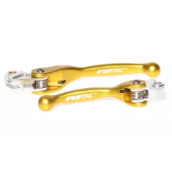 Σετ μανέτες φρένου - συμπλέκτη RFX Race Forged Flexible Lever Set (Yellow) RMZ250/450 07-16 Σετ μανέτες φρένου - συμπλέκτη RFX Race Forged Flexible Lever Set (Yellow) RMZ250/450 07-16