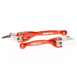 Σετ μανέτες φρένου - συμπλέκτη RFX Race Forged Flexible Lever Set (Orange) - KTM SX65 04-11 / 85 03-12