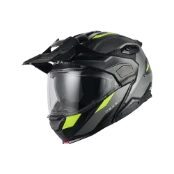 Κράνος μηχανής NEXX X.LIFECOUNTRY TERRA GREY/NEON