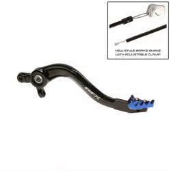 Μανέτα φρένου μηχανής πίσω RFX Pro ST Rear Brake Lever Hard Anodised Black/Blue