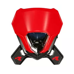 Προβολέας μοτοσυκλέτας RACETECH V-FACE 2.0 LED Headlight (Black/Red)