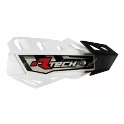 Προστατευτικές χούφτες μηχανής RACETECH FLX Adjustable Handguards White