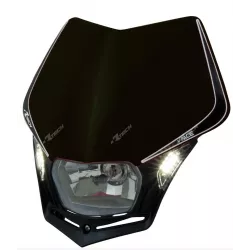 Προβολέας μοτοσυκλέτας RACETECH V-Face Headlight Led Black