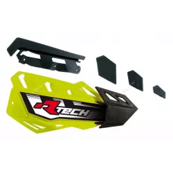 Εφεδρικές χούφτες μηχανής RACETECH FLX Handguards Replacement Covers Neon Yellow